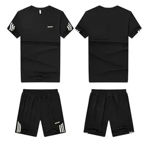 Summer Sports Suit Men's Short-Sleeved Shorts Loose Quick Dry T-Shirt Short Pants Casual Running Suit 8 Main Sales Men's Sports Joint - №3