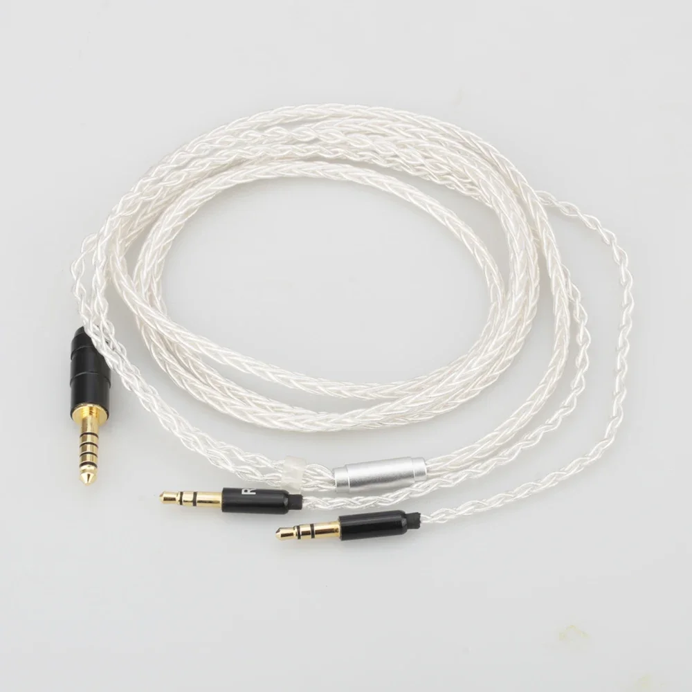 Audiocrast HIFI 8 Cores 7N OCC Silver Plated OCC Balanced Headphone upgrade cord cable For Hifiman SUNDARA he400i he400s HE560