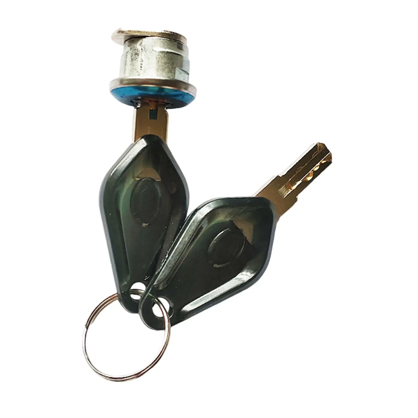 Keyed Motorbike Rear Trunk Lock Metal Twist Knob Locking Fittings for Reliable Scooter Storage Box Security