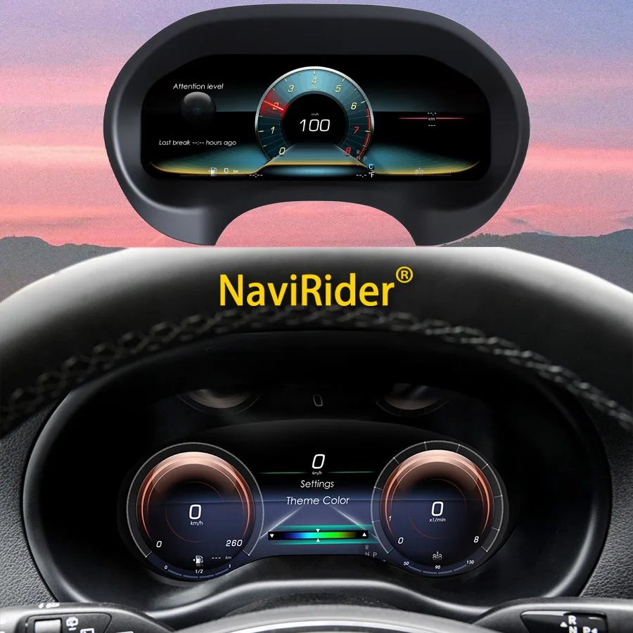 

LCD Instrument Panel For Benz Vito 2016-2023 Digital Dashboard GPS Speedometer Carplay Virtual Cockpit Tachometer Odometer 12.3"