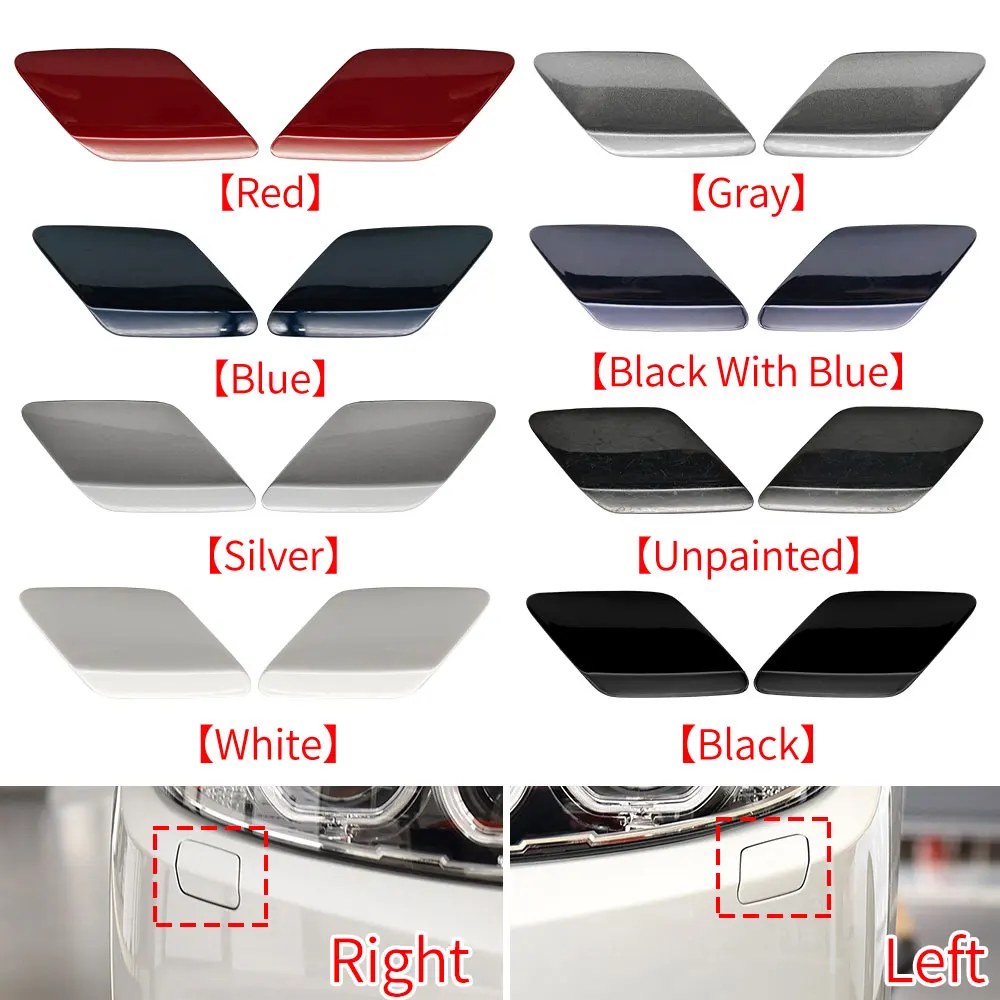 For BMW F32 F33 F36 Car Front Bumper Headlamp Headlight Cleaning Washer Nozzle Jet Cover Cap  For BMW 4 Series 420 425 430 440i