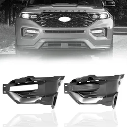 Front bumper decorative strip fog light frame For Ford Explorer 2020-2022
