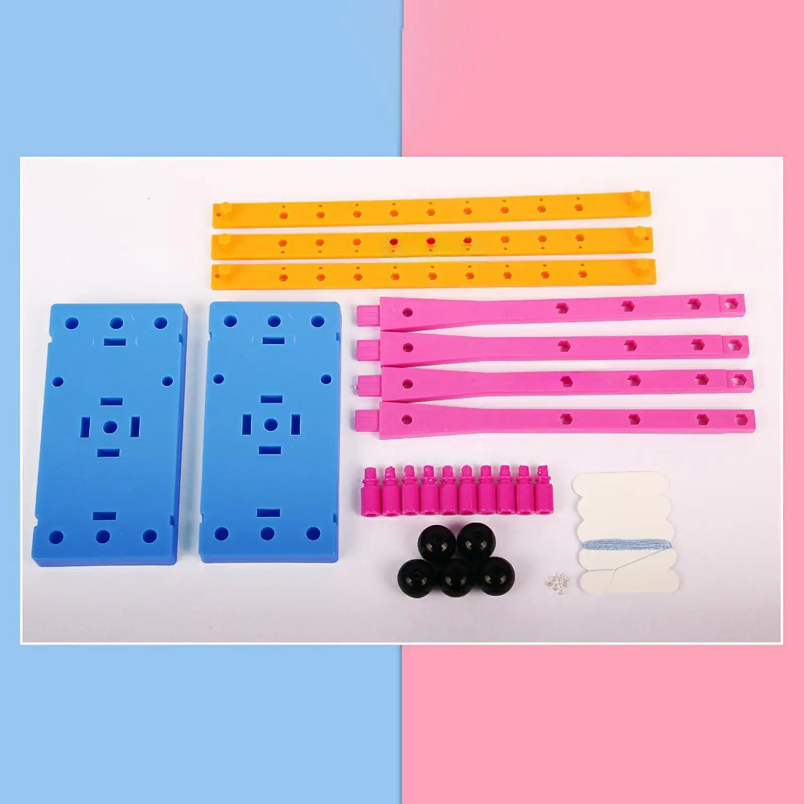 Square Newton Balls Energy Conservation Funny Physical Model Force Transfer Balance Balls Desk Decorations Newton Pendulum Balls view 3