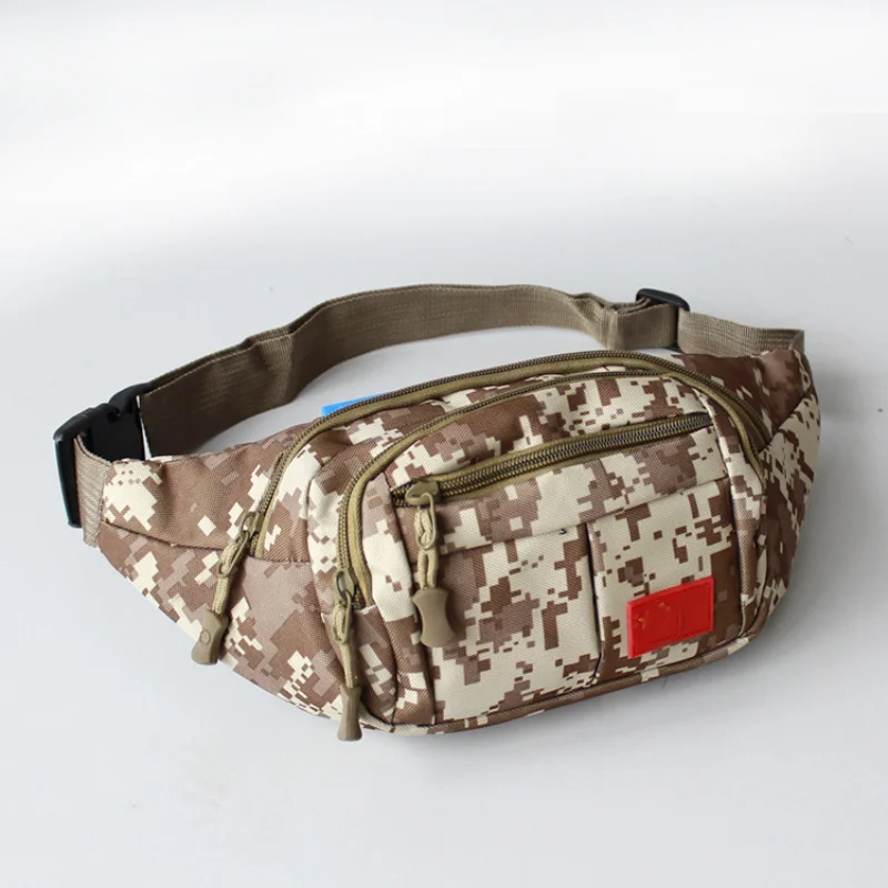 Bolso cruzado de un hombro para hombre, riñonera de camuflaje de gran capacidad, multifunción para teléfono