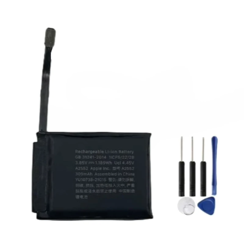High Quality A2663 A2552 Battery 3.85V For Apple Watch Series 7 Series7 iWatch7 41mm 45mm Brand-New Bateria + tools