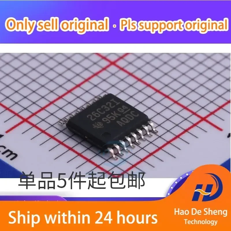 

10PCS/LOT AM26C32IPWR AM26C32I 26C32I TSSOP16 Transceiver IC New Original In Stock