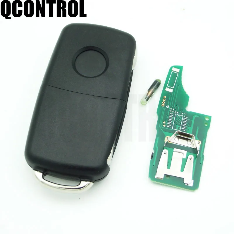 QCONTROL Car Remote Key for 5K0837202/5FA010180-00 for Beetle/Caddy/Eos/Golf/Jetta/Polo/Scirocco/Tiguan/Touran/UP VW/VolksWagen