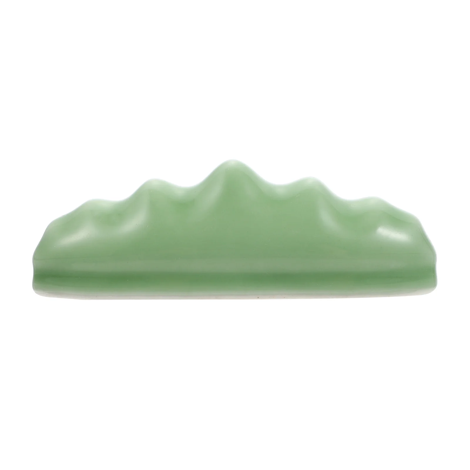 

Ceramic Calligraphy Brush Rest Mountain Shape Stable Durable Pen Holder Writing Brush Rack Desktop Decoration Pen Rest