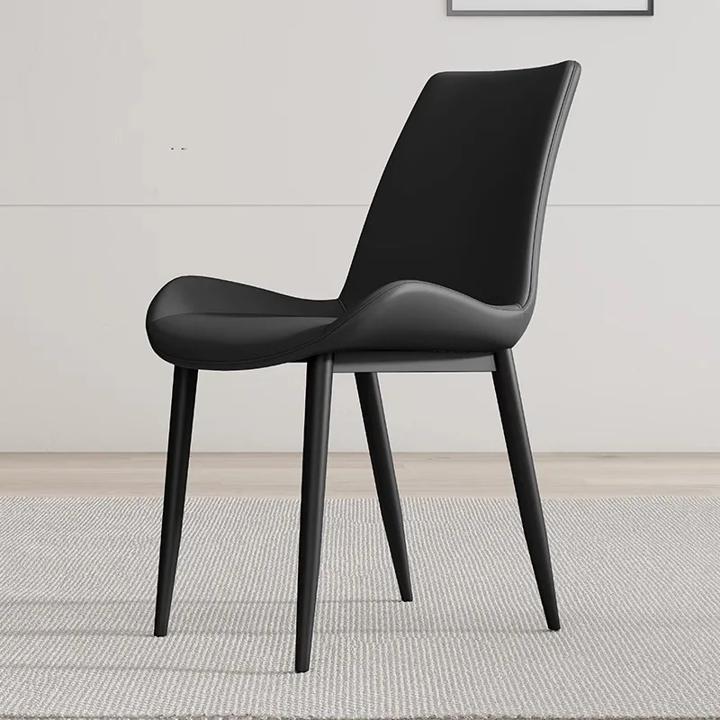 Nordic Villa Dining Chair Luxury Modern Fallow Backrest Master Chair Coffee Shop Comfort Home Furniture Sillas De Comedor FYDC