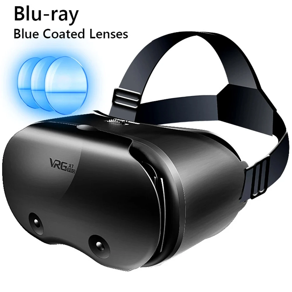 

VR Box шлем для смартфона, бинокль для видеоигр, 3D VR-игры, гарнитура, Очки виртуальной реальности для смартфона 5-7 дюймов