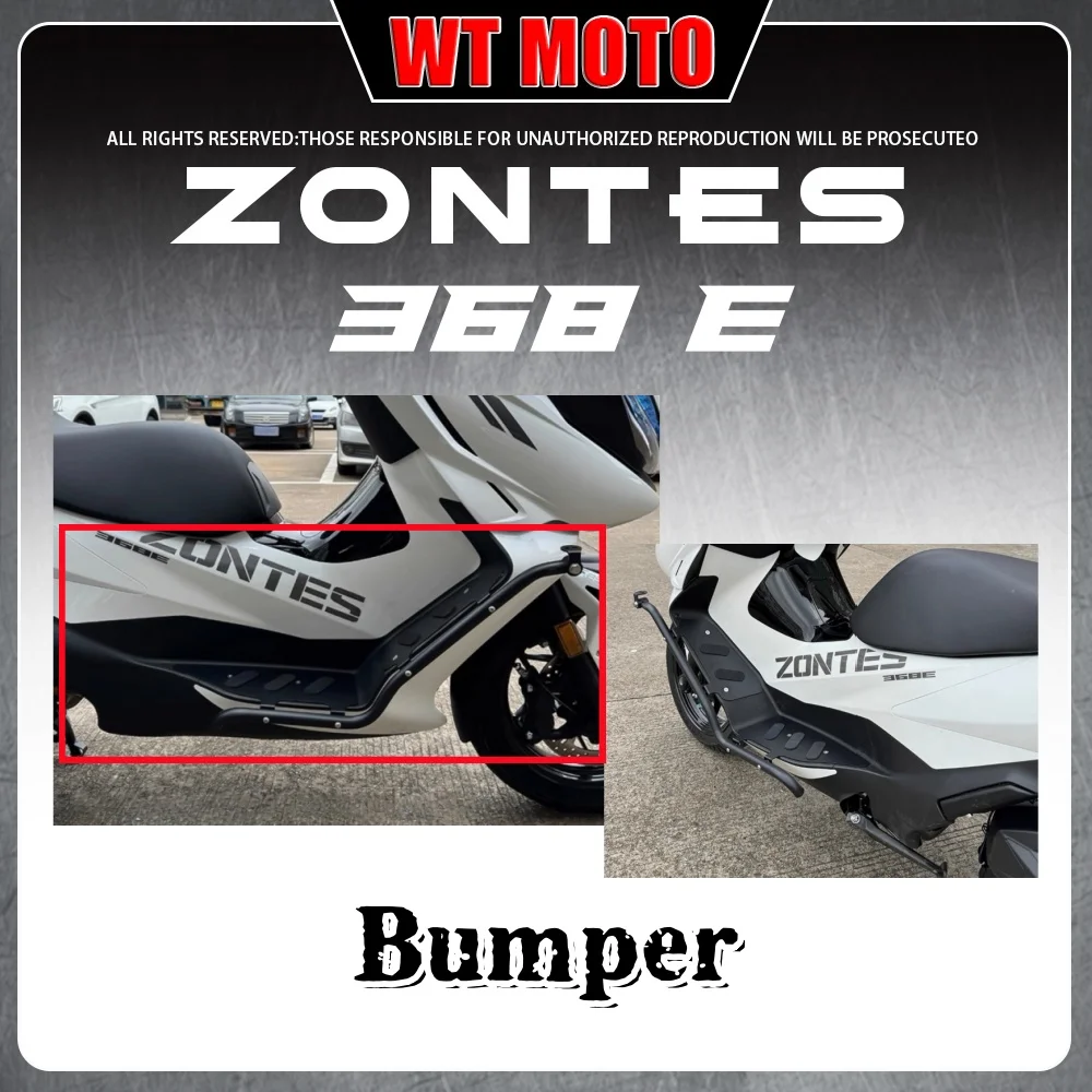 

Motorcycle Bumper Anti-fall Bar Spotlight Bracket Accessories FOR ZONTES ZT 368E 368-E E368 E-368