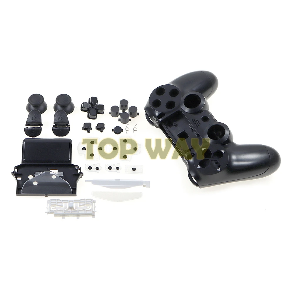 1 Juego completo de JDS-030, carcasa de plástico duro, botones, carcasa de repuesto para controlador PS4 JDM-030 JDM JDS 030