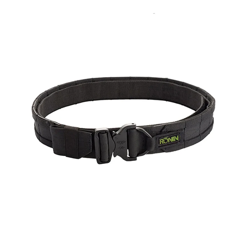 50cm 2-calowy szerokość Ronin Styl taktyczny Pas Molle Outdoor Hunting Dwuwarstwowy pas Molle System Belt