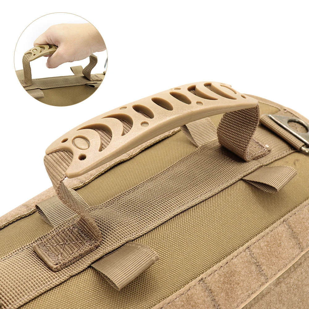 Nylon Tactical Dog Harness Collar Leash No Pull Military Pet Harness Vest For Medium Large Dogs Training Molle Harness Pouches