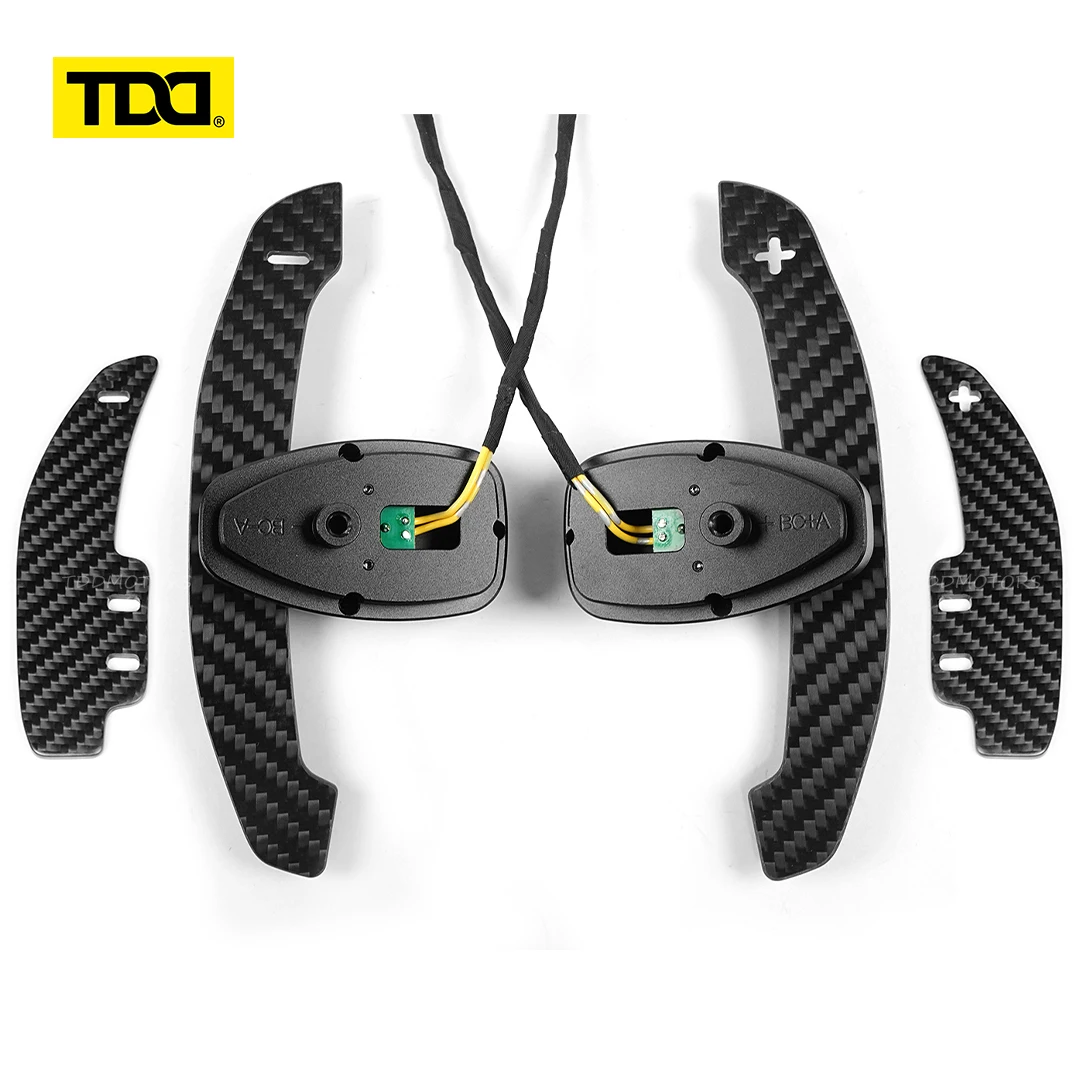 TDD Magnetic Paddle Shifters For Mercedes W176 W246 W204 W212 X156 W218 W166 Carbon Fiber Shift Paddle with Spare Paddle Pads