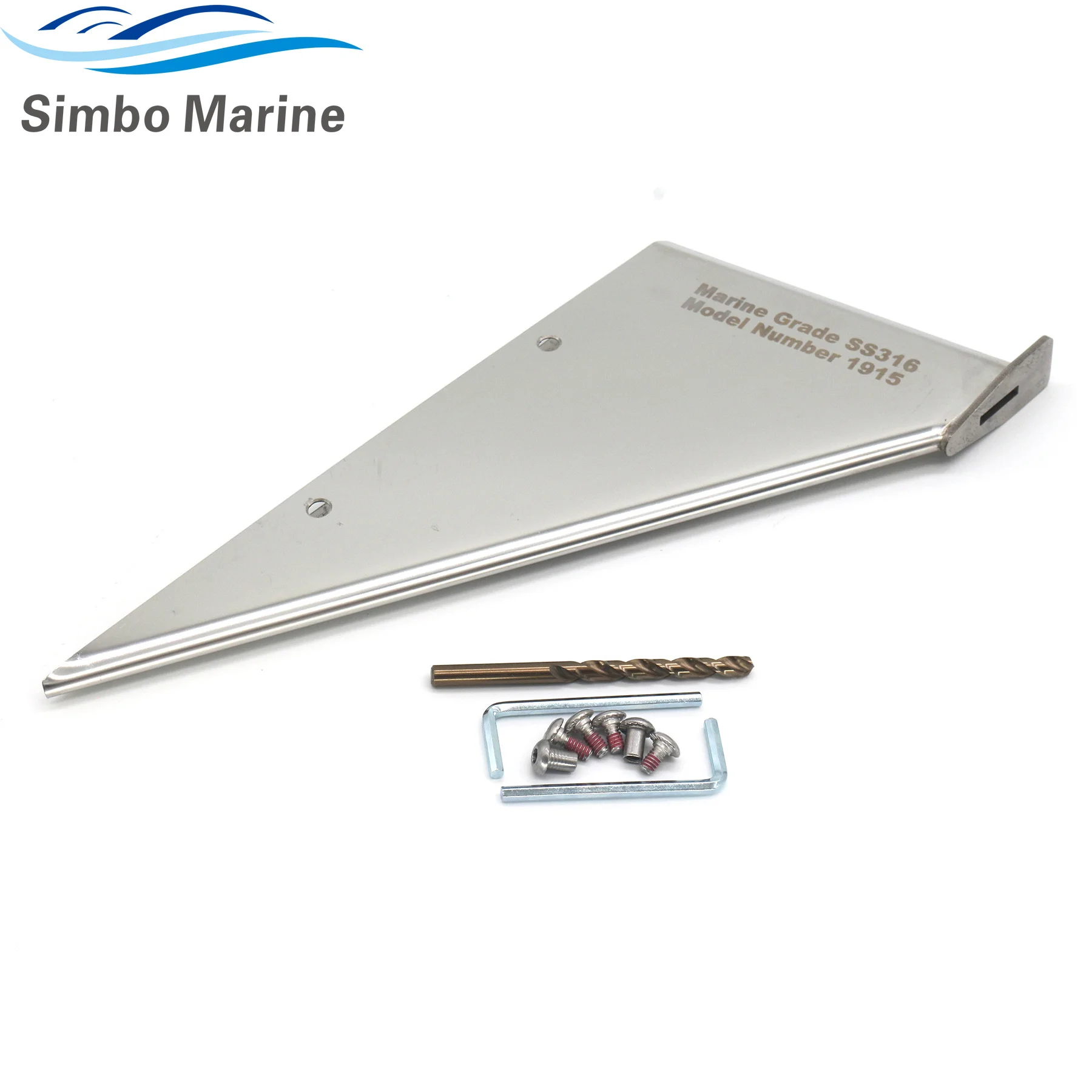 Stainless Steel Skeg Guard Safe Protector Kit Compatible with Johnson Evinrude 2-Stroke 65 To 130 HP Boat Outboard Engines 27121