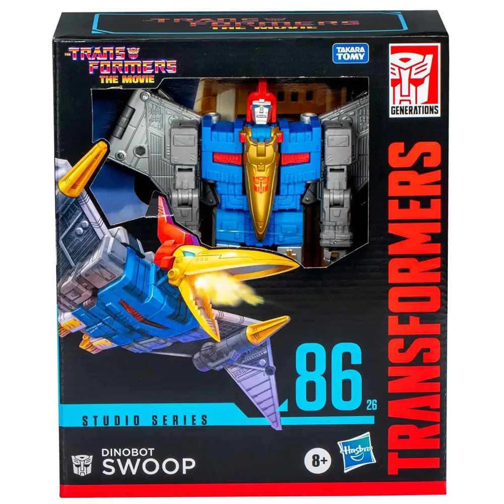 In Stock Original Hasbro Transformers Studio Series 86-26 Leader Class Dinobot Swoop Pterosaur Robot Figures Action Model