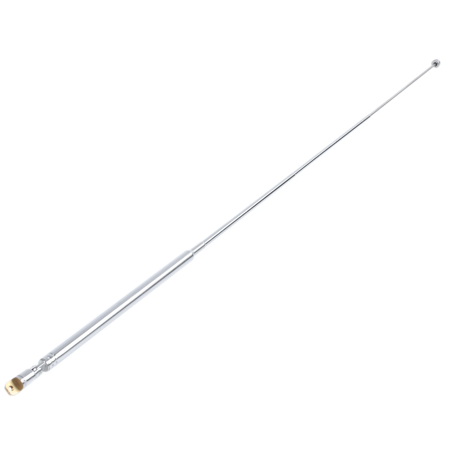 A24UMetal part 7 Telescopic AM, FM radio antenna length 75 cm long silver