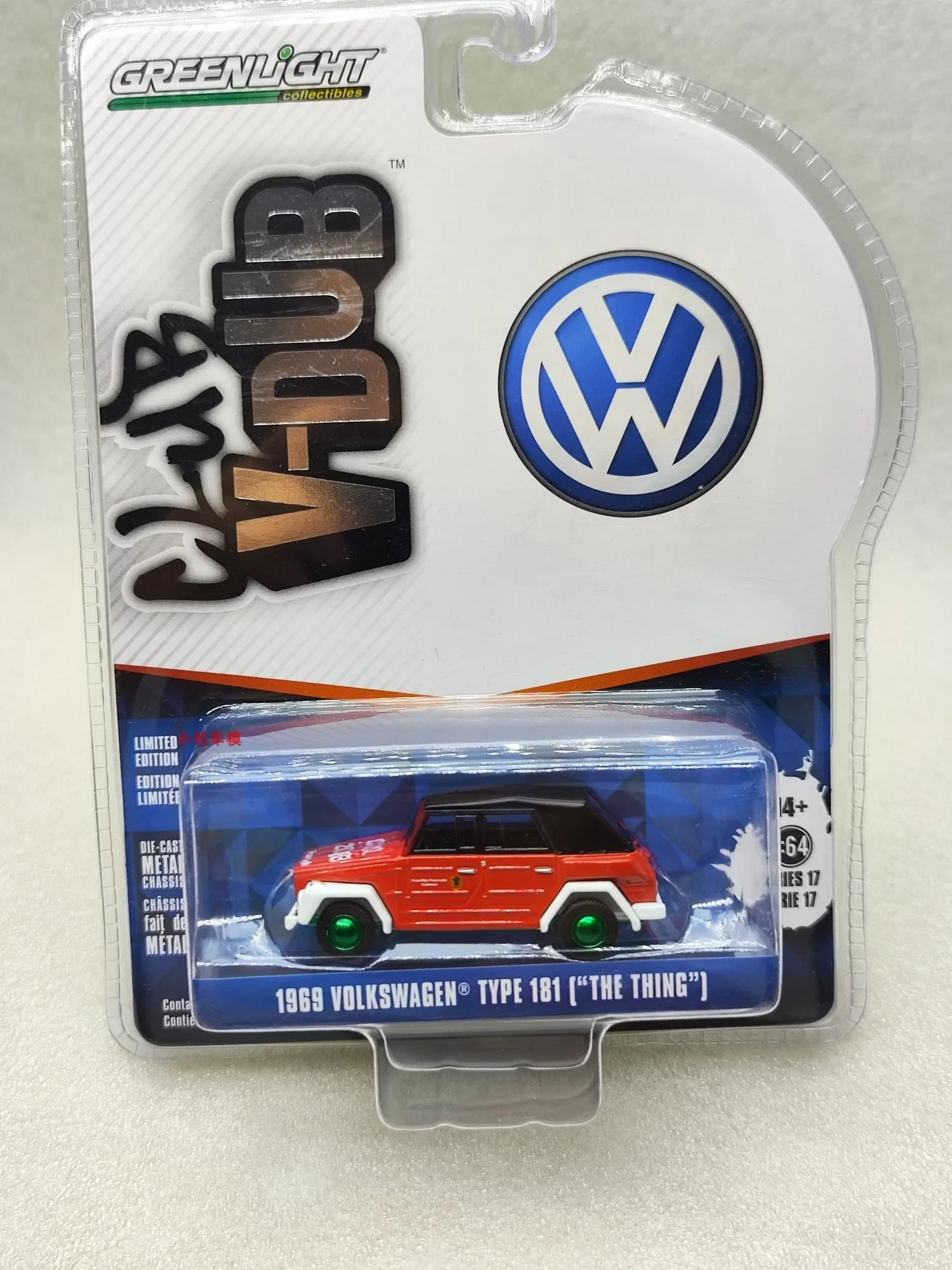 1: 64 1974 Volkswagen Thing (Type 181) # 74 BAJA Green Edition Alloy car model collection gift ornaments