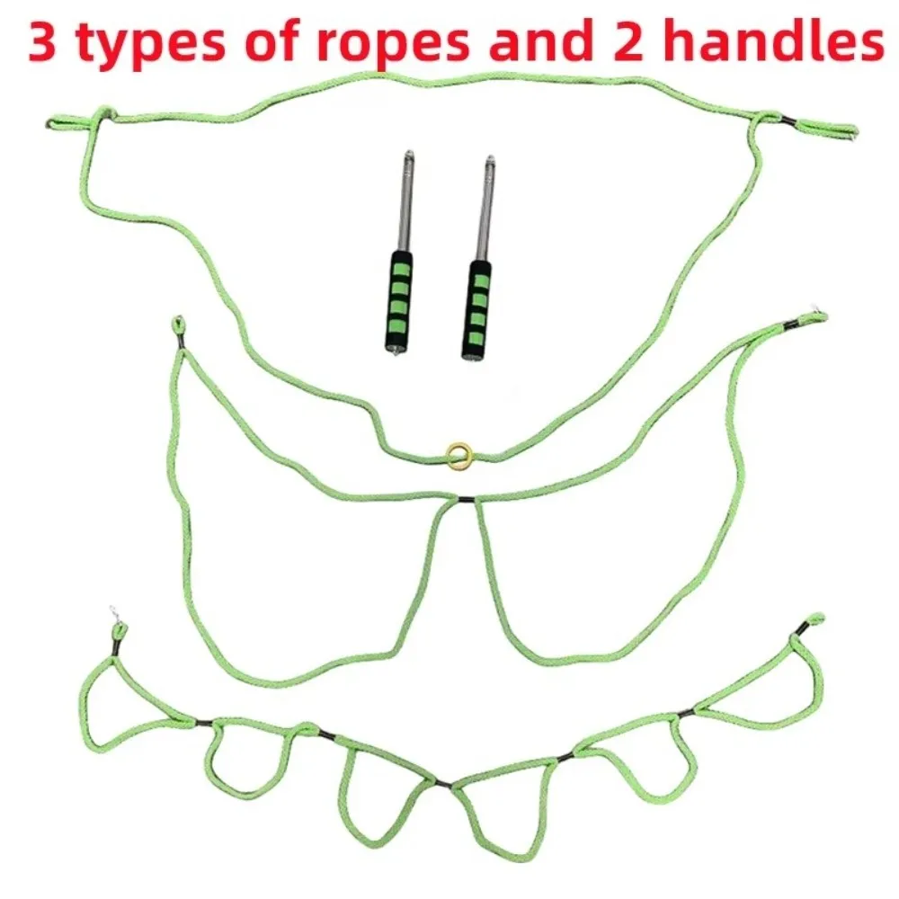 Double Pole Bubble Rope Scalable Telescopic Bubble Stick Adjustable Magic Soap Bubble Bubble Blowing Prop Outdoor Party