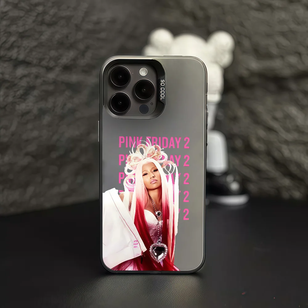 Custodia per telefono Cantante per Samsung A07 A17 A06 S25 S24 S23 Ultra FE Plus Custodia protettiva a colori Nicki Minaj IMD