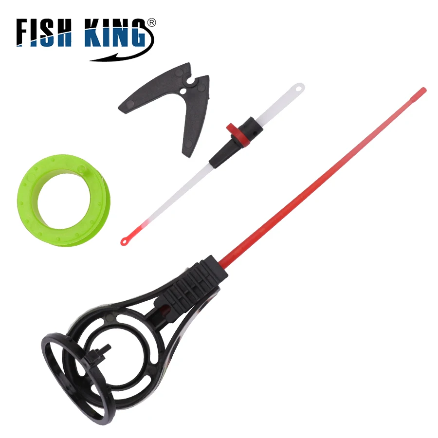 FISH KING Ice Fishing Rod Winter Outdoor Sport Lake Portable Fishing Rod Ultralight Pole Top Tip Fish Thicken Extension Rod