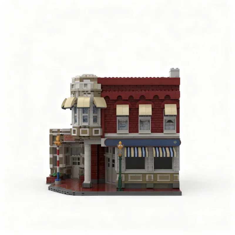 3000pcs MOC Magic Kingdom Town Square Emporium Disnay Model Building Blocks Christmas Gift Toys Construction DIY Collection