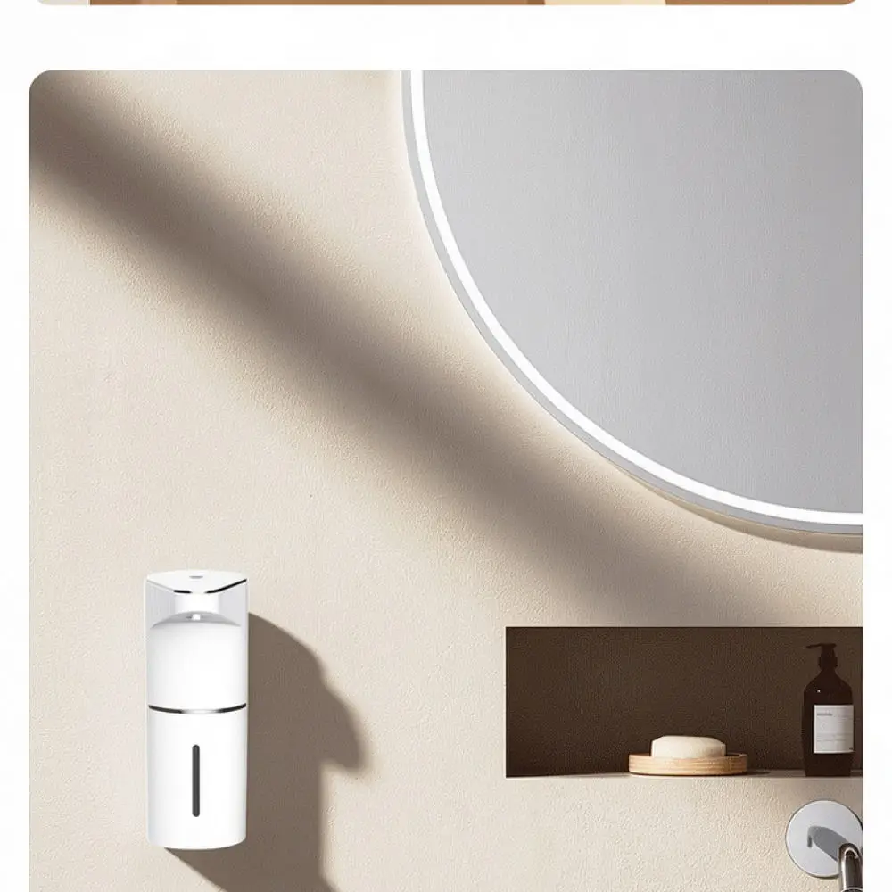 Automatic Foam Dispenser Wall Mounted Touchless Sensor Bathroom Kitchen Hand Wash Station USB Charging Sanitizer Pump