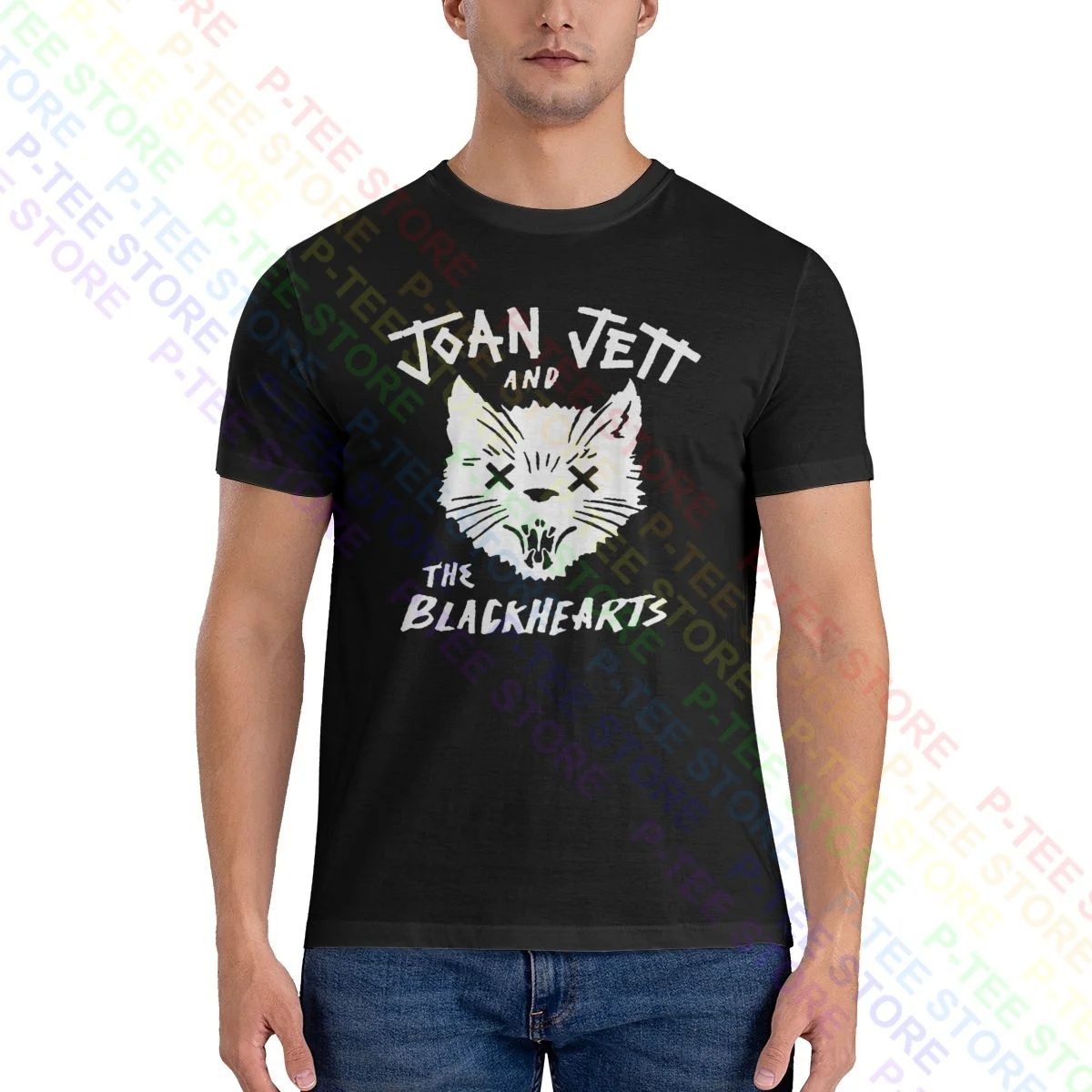 Joan Jett And The Blackhearts Shirt T-shirt Pop Design Classic High Quality Tee