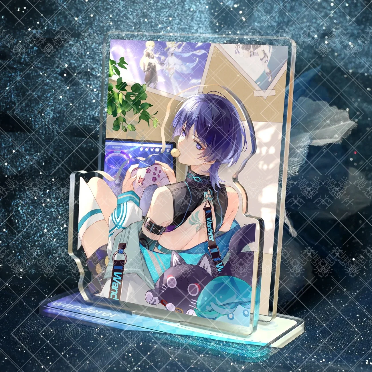 Genshin Impact Sanskrit косплей окружающий оригинальный Tongren аниме Millet Wanderer двойной блеск Bajili брендовая цветная бумага