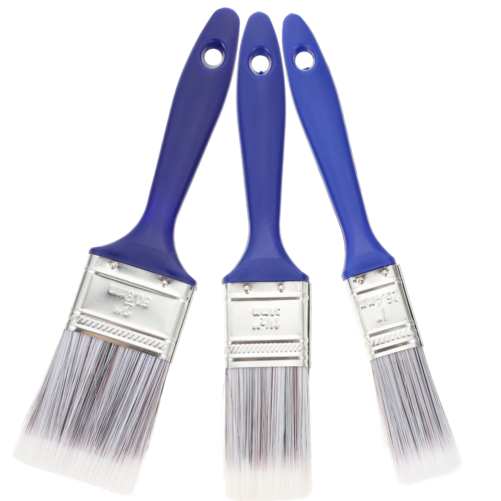 

3pcs PVC Glue Brush Oval Nylon Flat Utility Painting Home DIY Furniture Crafts Solvent Resistant