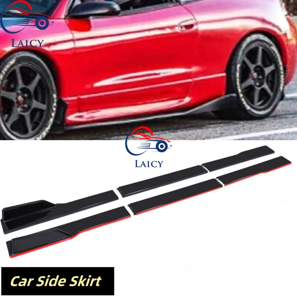 

LAICY For Eclipse GSX 1990-2012 78.7" Car Side Skirt Splitter Spoiler Lip Rocker Panel Extensions Body Kit Car Bumpers Black