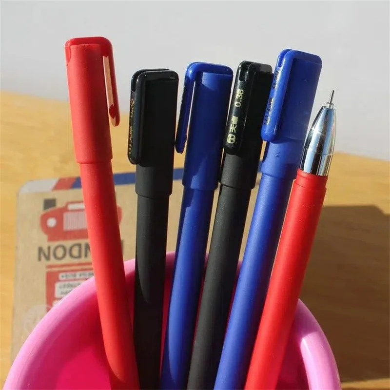 Fashion 0.38mm 3 Colors Oily Ink Writing Gel Pen Schoo Office Supply Promotion Stationery Student Examing Tools