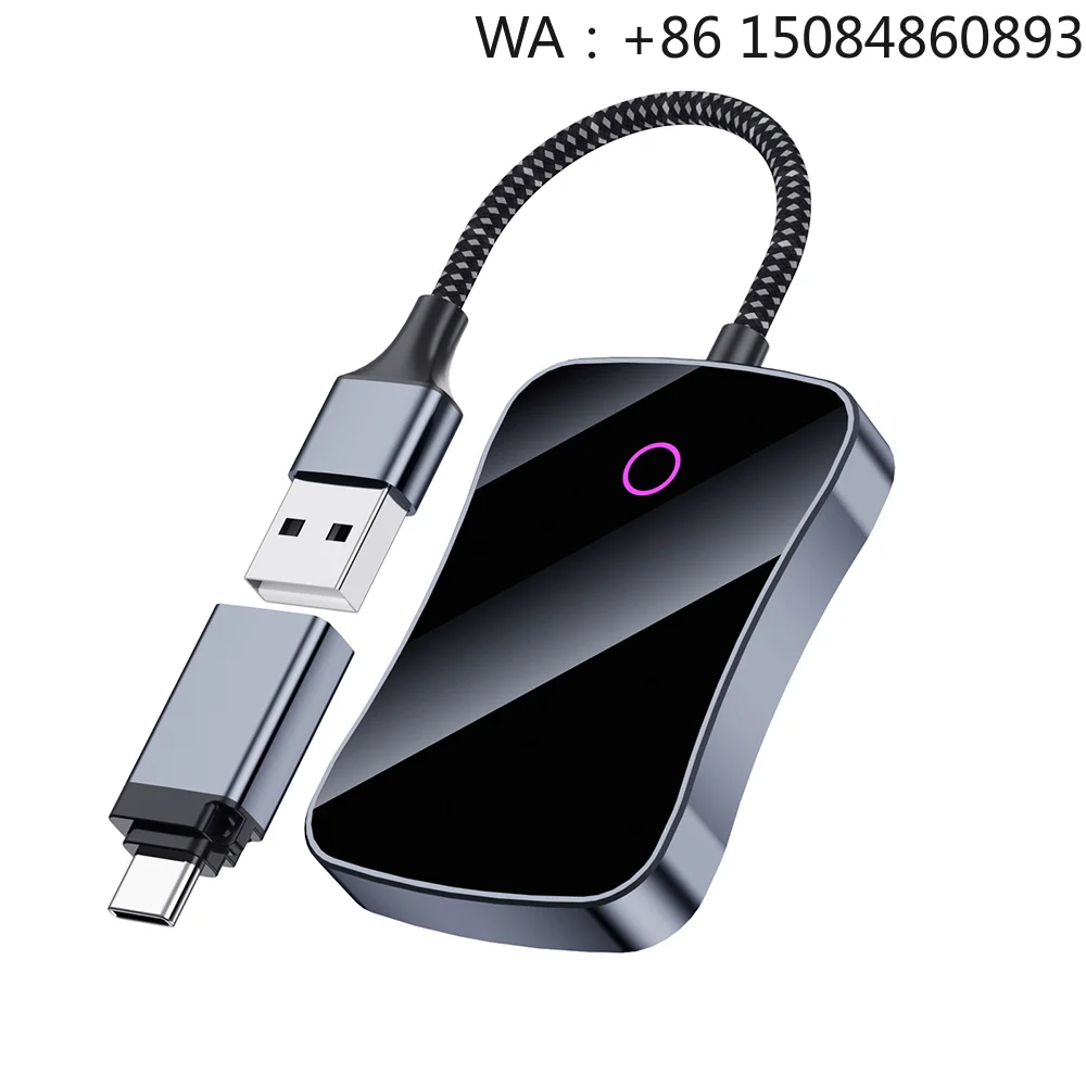 Wireless CarPlay Adapter Mini 2 in 1 USB Dongle Android Box Compatible for 2016  Cars 1 Year Warranty