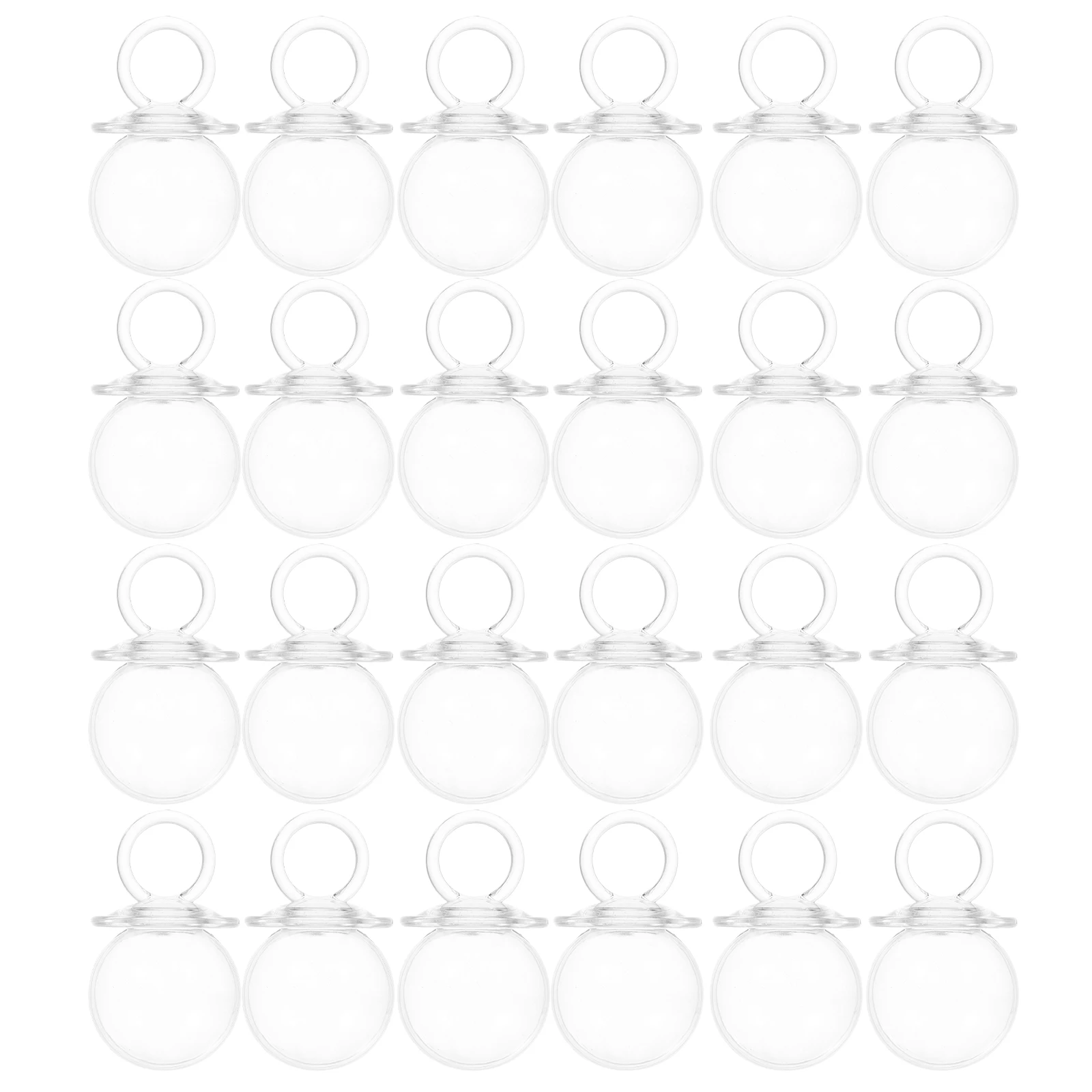 

24 Pcs Pacifier Candy Box Boxes Gift Shower Holder Treat Favors Plastic Pacifiers