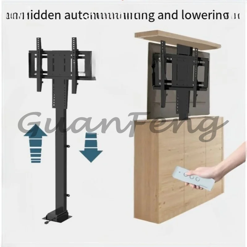 32-70 inch electric hidden TV cabinet lifting electric height adjustable bracket