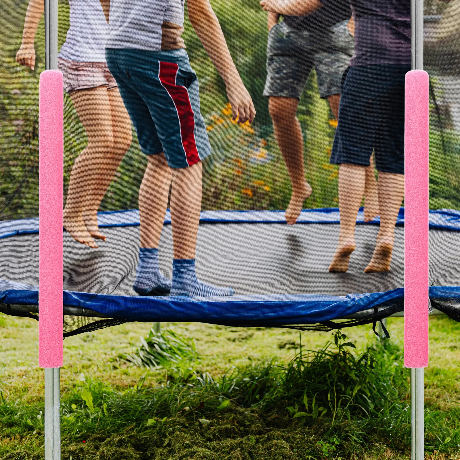 

6Pcs Trampoline Poles Cover Sponge Case Safety Padding Foam Easy Install Detachable Washable Protection Mini Trampoline Cover