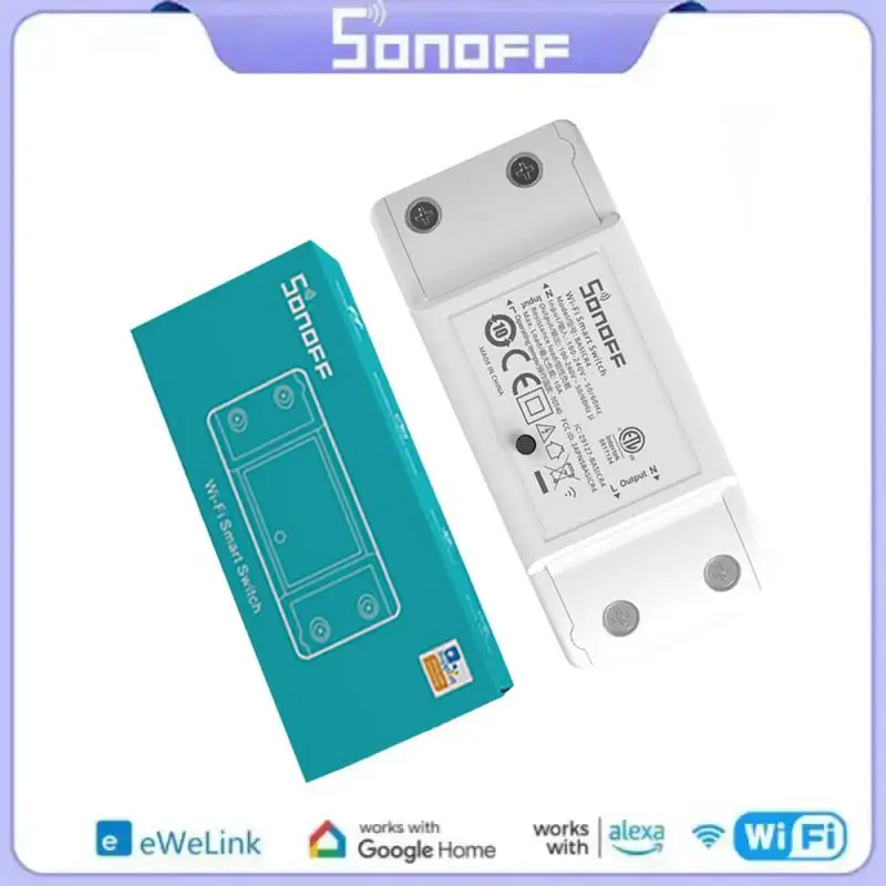 SONOFF BASICR4 WiFi Switch DIY Universal Breaker Relay Moudle Timer Smart Home Magic Switch Mode eWeLink Wireless Remote Control