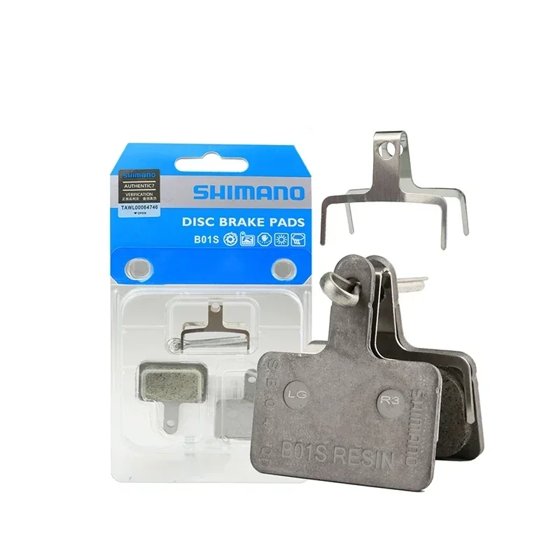 Shimano MTB bicicleta resina Metal freio Pad, B01S, B05S, J02A, J04C, BR-M987, M985, M785, M675, M666, M615, M575, M525, M495, M465, M395, M355