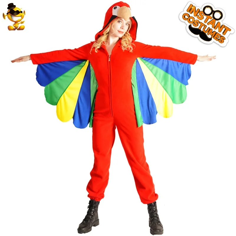 أزياء جديدة لعام 2025 للسيدات البالغات على شكل حيوانات مضحكة على شكل ببغاء نيسيي أزياء لمرحلة الأدوار ملابس نسائية صينية تقليدية