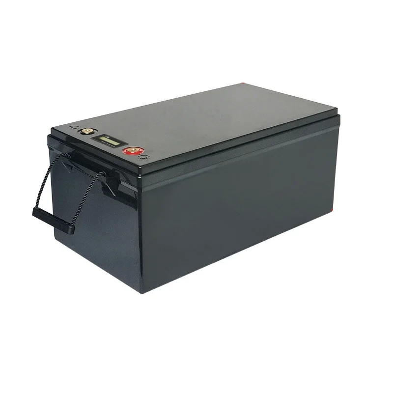 Lifepo4 بطارية الخلايا الشمسية حافظة 12 فولت 24 فولت 48 فولت 90 أمبير 105 أمبير 180 أمبير 200 أمبير 280 أمبير 320 أمبير صناديق تخزين البطارية بطارية RV علبة بلاستيكية