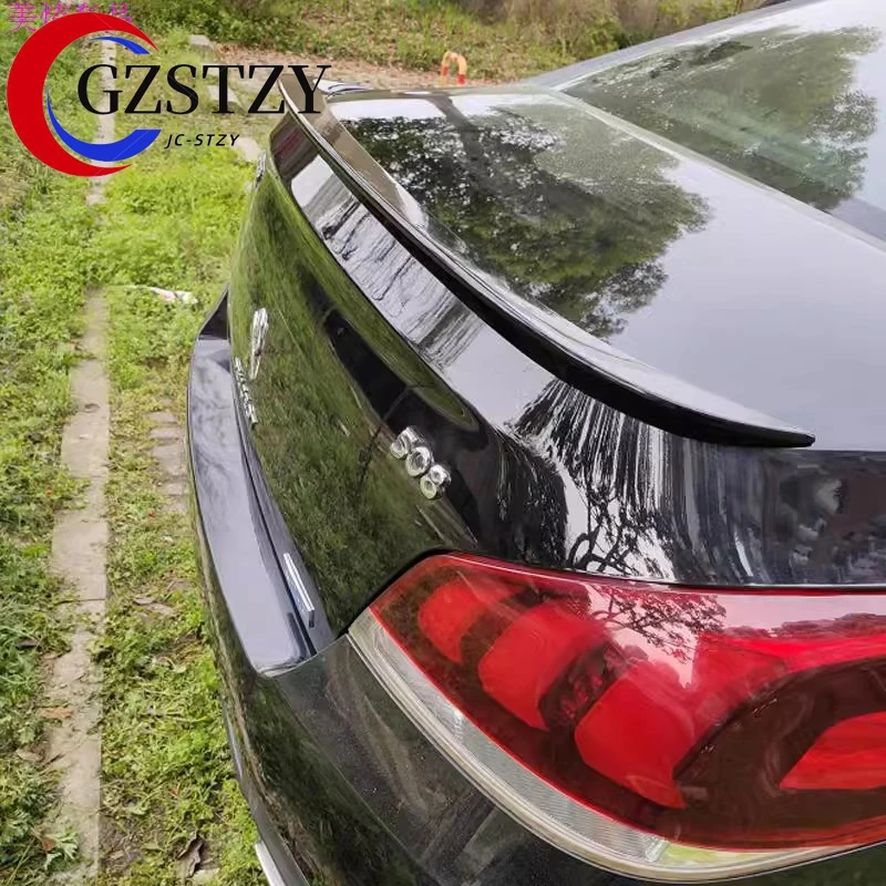 For Peugeot 508 Spoiler High Quality ABS Material Car Rear Wing Primer Color Rear Spoiler For Peugeot 508 Spoiler 2011-2015