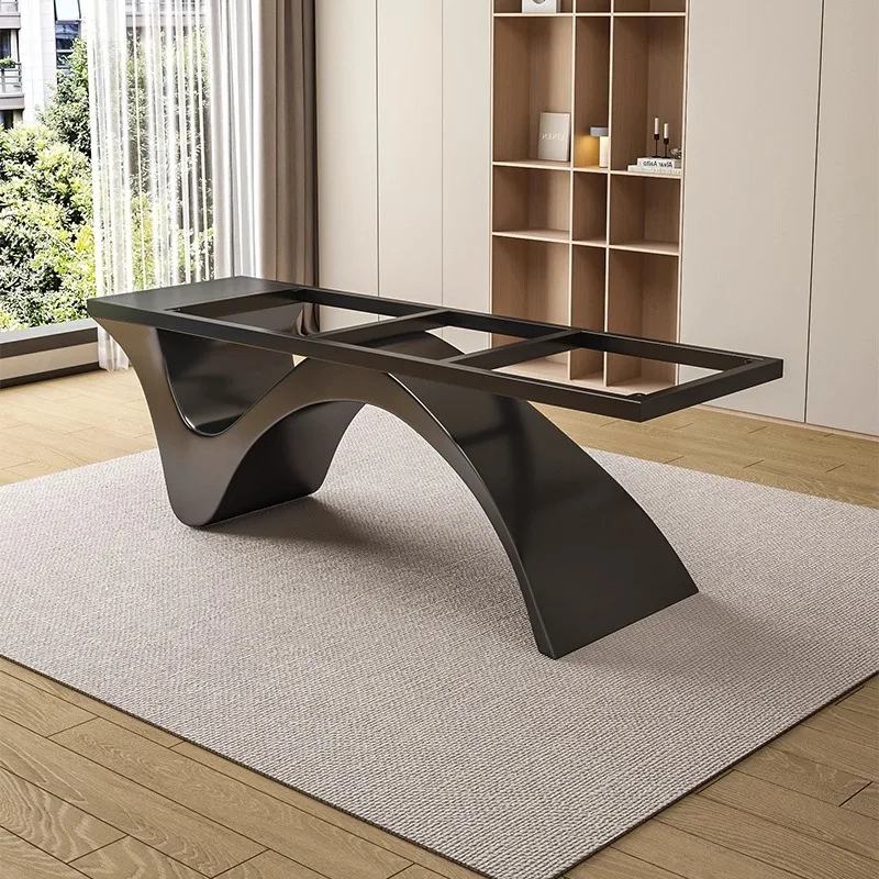 Creative Luxury Metal Table Tripod Bracket, Rock Slab Dining Table & Large Plate Office Desk Support Leg Base