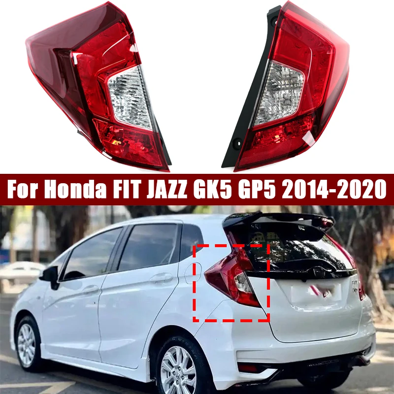 Per Honda FIT JAZZ GK5 GP5 2014-2020 LED Fanale posteriore Paraurti posteriore Stop Warmig Fendinebbia 33550-T5A-G01 33550-T5A-G02 5242091