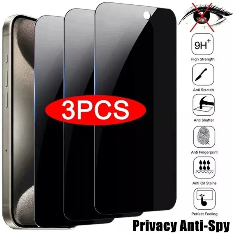 

NEW Anti Spy Privacy Full Cover Screen Protector For iPhone 15 14 13 12 11 Pro Max XS MAX XR 15 14 Plus Tempered Protective Glas