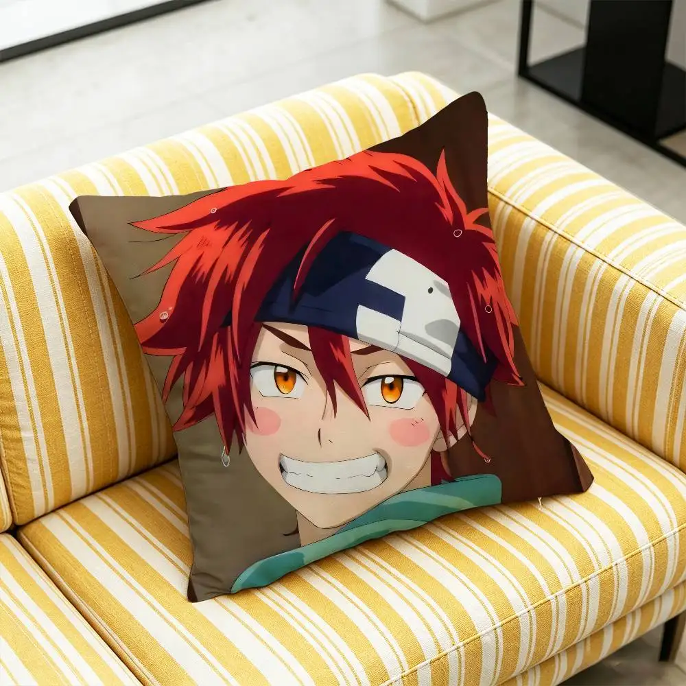 For SK8 The Infinity Reki Langa Snow Throw Pillow Cover Case Custom Decorative Pillowcase Accent Cushion Covers  DIY Gift
