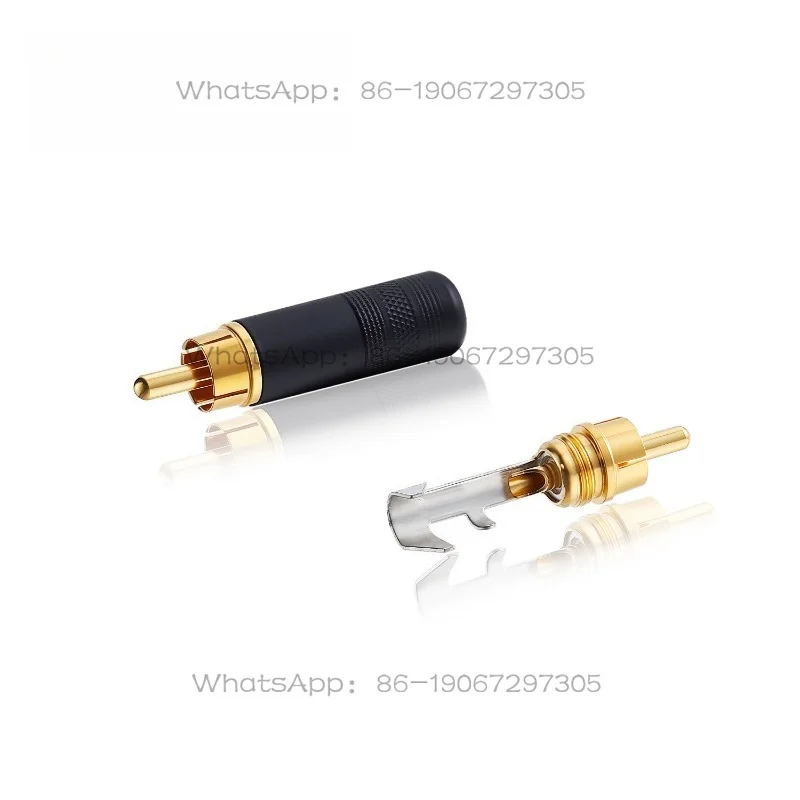 3502ABAU Series, Alloy Copper, RCA Plug for Fever Audio Signal Cable