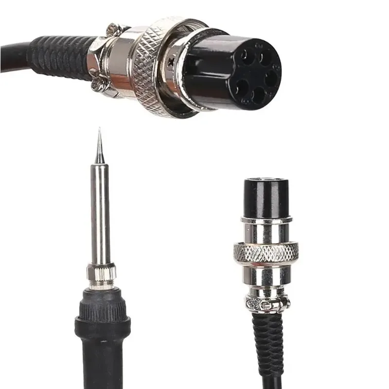 Replacement Soldering Iron Handle 1.1M Cable, 5‑Pin Connector 60W Handpiece for GORDAK 936A Solder Station