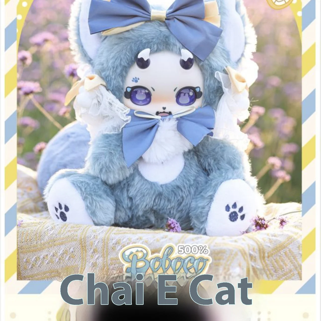 

Genuine Boboco Sweetheart Party Series Daytime Dream 500% Ellie Cat Anime Figure Trendy Collectible Blind Box Model Girls Toy