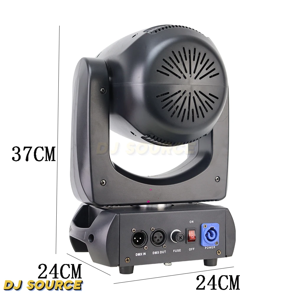 LED Moving Head Light com abertura 18 prisma rotativo, 200W feixe de ponto, DJ Disco Party Club Wedding Stage, efeito de iluminação, DMX512